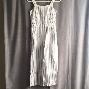 Striped Loft jumpsuit
